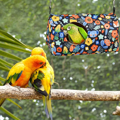 Bird Warm Bed Sleeping Nest House Snuggle Hanging Hut Hammock Hideaway Cave - Image 8