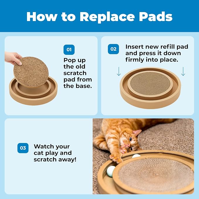 Best Pet Supplies Catify Cat Scratcher, Fun Interactive Scratchers, Claw Safe - Image 5