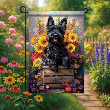 Garden Flag Black Terrier Dog - Image 6