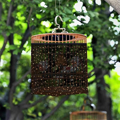 Bird Cage Seed Catcher, 45-90'' Adjustable Bird Cage Cover, Universal Nylon - Image 7