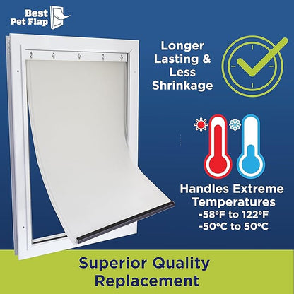 Large Replacement Dog Door Non PVC Flap Fits PetSafe PAC11-11039 - Image 2
