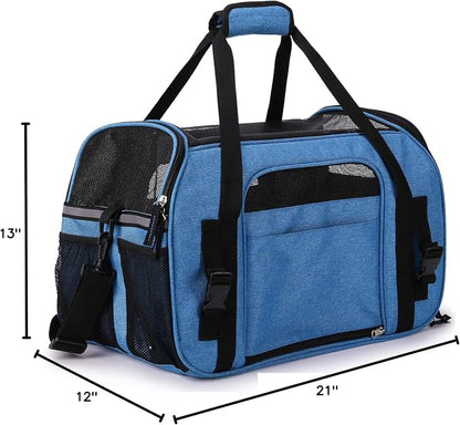 EliteField Soft Pet Carrier Soft Sided Dog Puppy Cat Carrier Travel Bag - Image 9