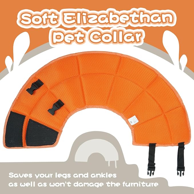 Dog Cone Collar Soft Cone for Medium Dogs After Surgery Adjustable Elizabethan - Image 7