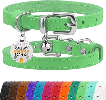 BRONZEDOG Leather Cat Collar by BRONZEDOG