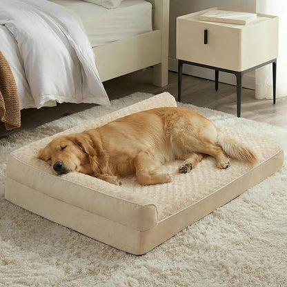 BFPETHOME Orthopedic Dog Beds for Large Dogs-Waterproof Sofa Dog Bed by BFPETHOME