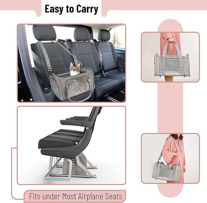 Mr. Pen- Pet Carrier, Cat Carrier, Dog Carrier, Cat Bag Carrier, Cat Travel - Image 5