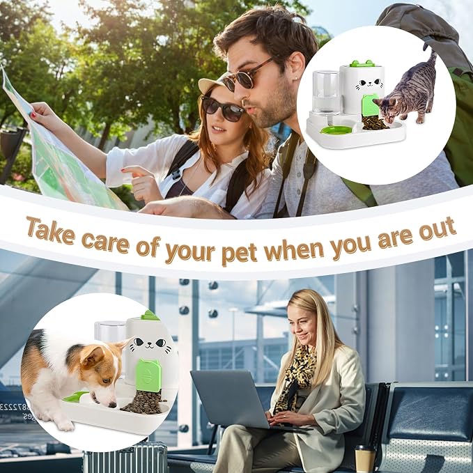 2-in-1 Gravity Pet Feeder & Water Dispenser - Image 7