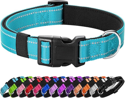 Reflective Dog Collar Padded by Penseepet