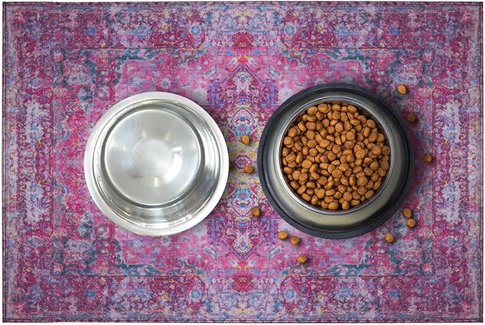 LOVEWAG Waterproof 2-Pack Pet Feeding Mats - Image 2