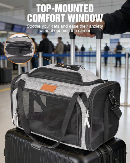 PETUX Top and Side Expandable Pet Carrier - Image 8