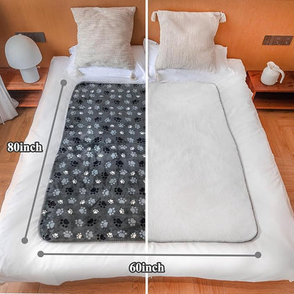 Waterproof Pet Blanket Dog Blankets, Pattern Printing Super Soft Warm Fluffy - Image 7