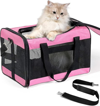 Cat Carrier Airline Approved, Soft-Sided Dog Carrier by Conlun