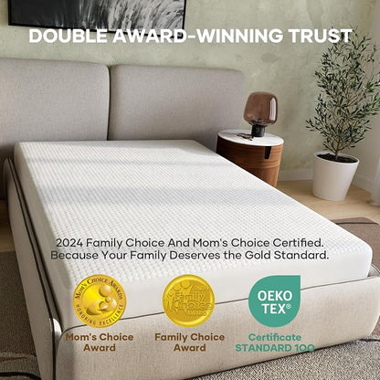 OhGeni 100% Waterproof Mattress Protector, Full Size Mattress Soft Pad - Image 8