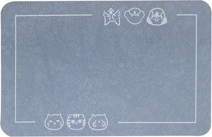 YCT Cat Pet Food Mat, Cat Feeding Mat, Non-Slip Bottom Absorbent Pet Mat - Image 2