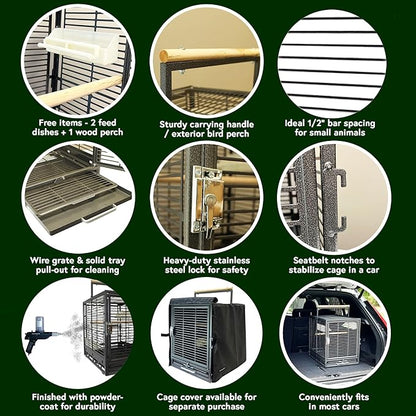 ZooPro Pet Travel Cage - Image 3