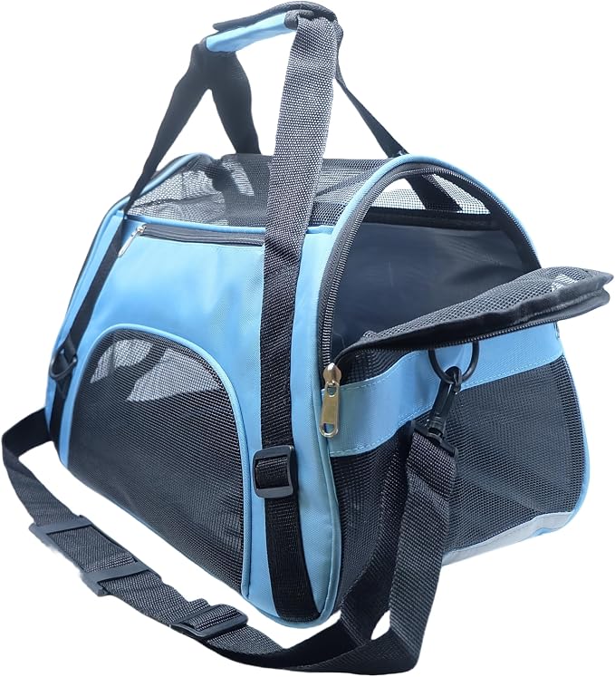 Cat Carrier, Soft-Sided Pet Travel Carrier by ZaneSun