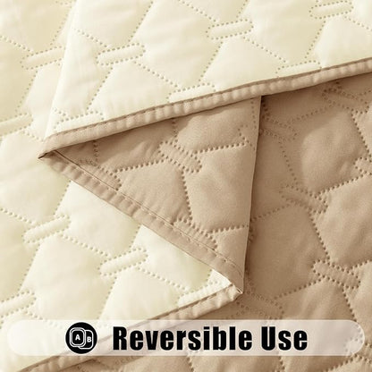 Smiry Waterproof Dog Bed Cover Blanket, Soft Reversible Pet Blanket, Washable - Image 3