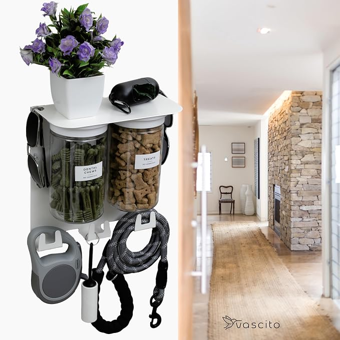 Dog Treat Holder For Wall Storage For Pets, Premium Pet Wall Organizer - Image 7