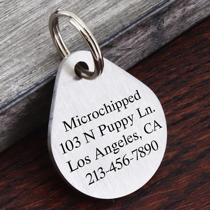 Ultra Joys Dog ID Tag, Custom Dog Tag Personalized Cat Tag, Pet ID Tag - Image 4