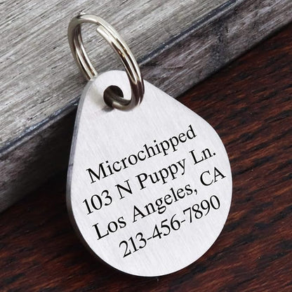Ultra Joys Dog ID Tag, Custom Dog Tag Personalized Cat Tag, Pet ID Tag - Image 4