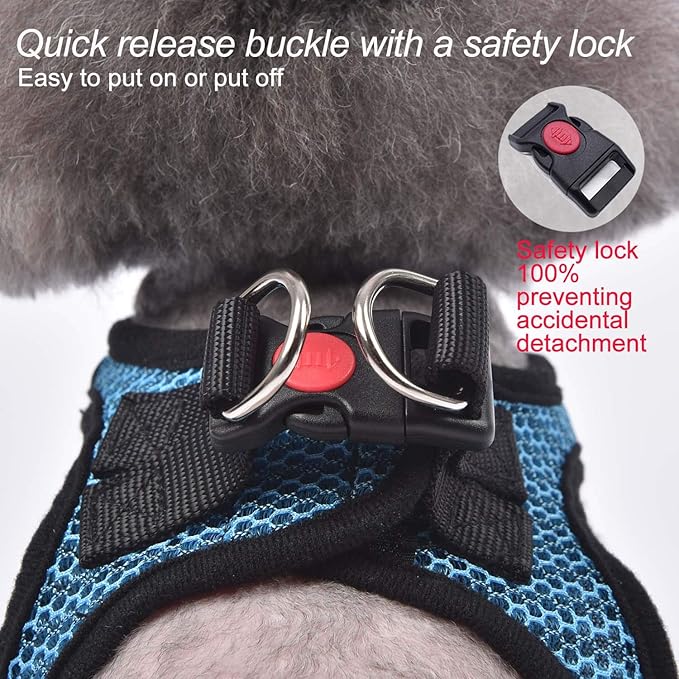 Dog Harness Step-in Breathable Puppy Cat Dog Vest Harnesses - Image 4