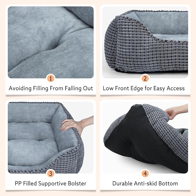 MIXJOY Dog Bed for Large, Small Dogs - Image 5