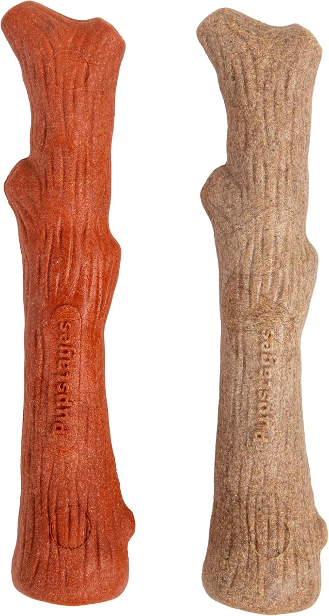 Outward Hound Pupstages Dogwood Mesquite Dog Chew Toy – Real-Wood Blend by Unknown