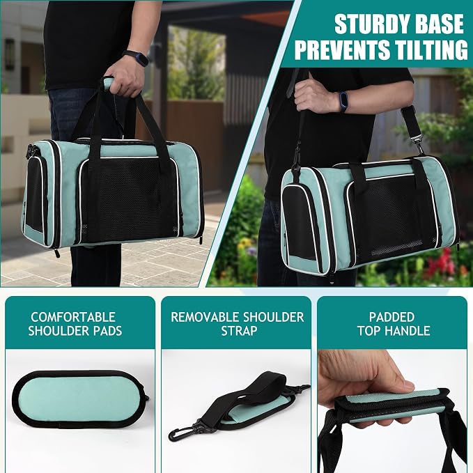 Top tasta Dog Cat Carrier Pet Carriers - Image 5