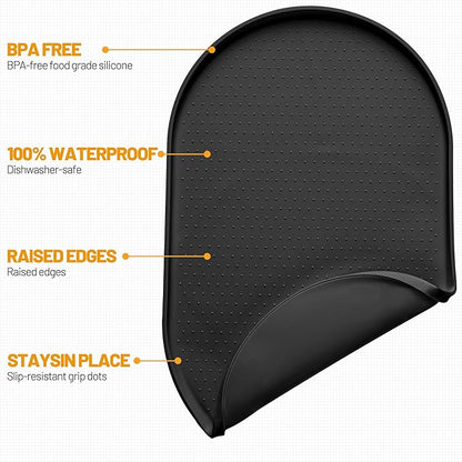 Hubulk 100% Waterproof Silicone Pet Feeding Mat - Image 2