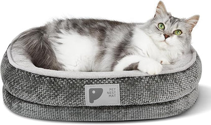 Orthopedic Cat Bed for Puppy & Kitten, Cat Sofa Bed by Bininl