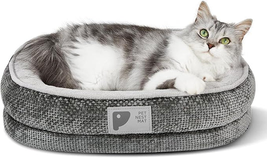 Orthopedic Cat Bed for Puppy & Kitten, Cat Sofa Bed by Bininl