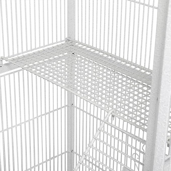 Yaheetech 69-Inch Extra Large Wrought Animal Cage Metal 3 Levels Small Animal - Image 9