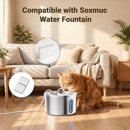 Cat Water Fountain Stainless Steel, 3.2L Cat Fountains - Image 4