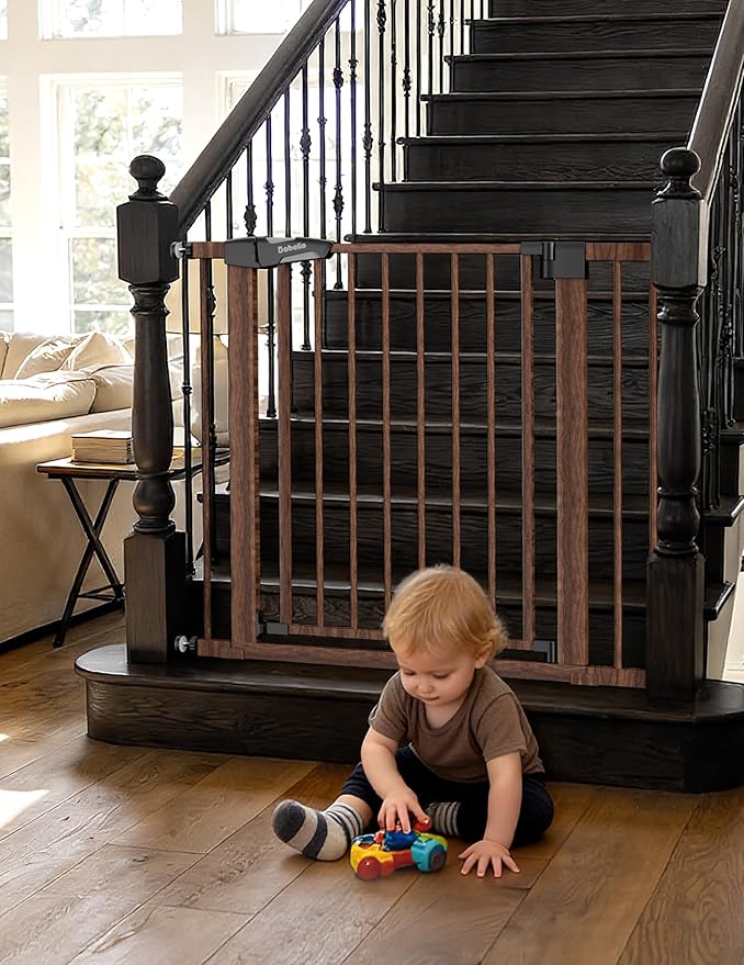 Mom's Choice Award Winner-BABELIO 26-40" Metal Baby Gate - Image 2