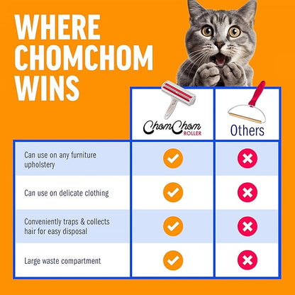 ChomChom Roller Pet Hair Remover – Original Size Reusable Lint Roller - Image 7