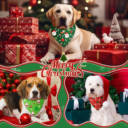 Weewooday 50 Pcs Christmas Bandanas - Image 6