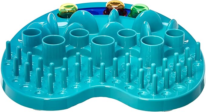 Amazon Basics Pet Activity Center and Feeder, 13.4 X 2.4 X 14.7 Inches by AmazonBasics