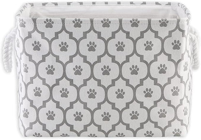 Bone Dry Pet Storage Collection Lattice Paw Print, Medium Rectangle - Image 2