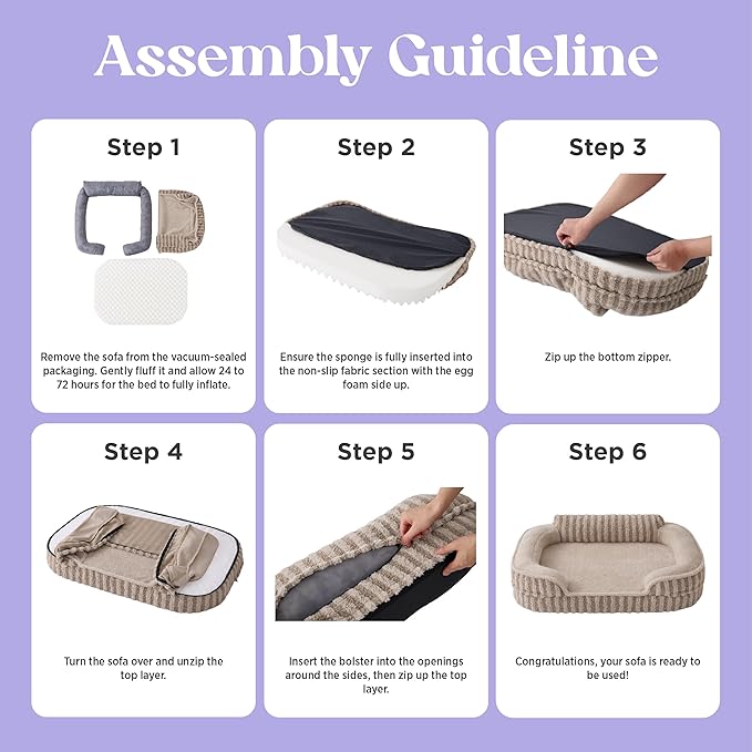 LE SURE Cute XL Dog Beds, Orthopedic Waterproof Dog Bed - Image 7