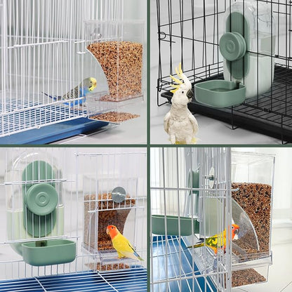 No Mess Bird Feeder & Water Dispenser Set - Image 3