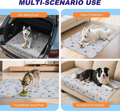 Washable Pee Pads for Dogs, 4 Pack Absorbent Reusable Training Dog Pads Pet - Image 5