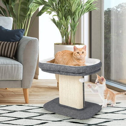 Tangkula Cat Tree for Indoor Cats, 2-Tier Cat Tower - Image 8