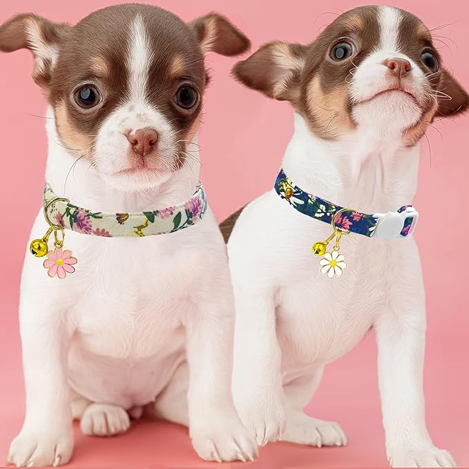 2 Pack Cotton Breakaway Cat Collars Set - Image 8