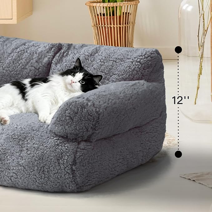 Large Cat Beds for Indoor Cats, Dog Couch Bed, Cute Cat Couch Sofas for Less - Image 6