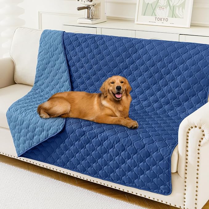 Smiry Waterproof Dog Bed Cover Blanket, Soft Reversible Pet Blanket, Washable by Smiry
