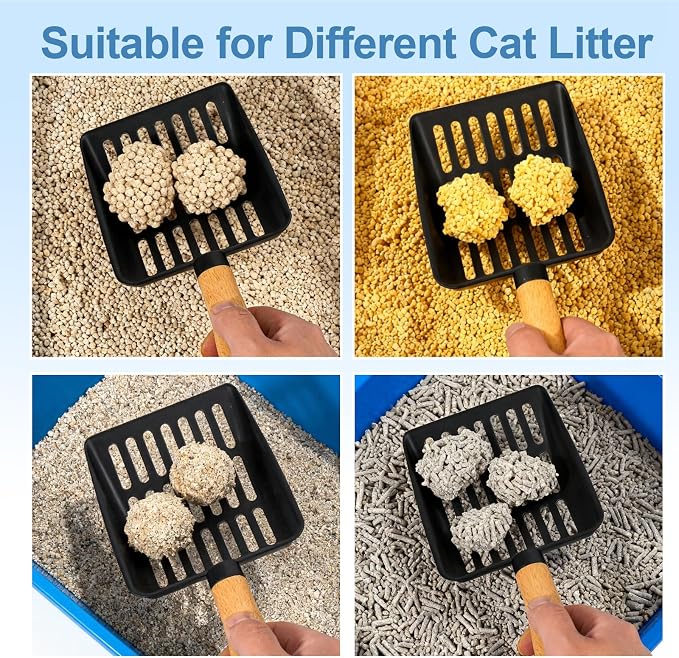 Cat Litter Scoop, Metal Litter Scoop, Heavy Duty Metal Cat Scooper - Image 7