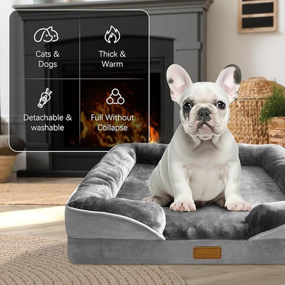 Orthopedic Dog Bed with Sides - Image 2