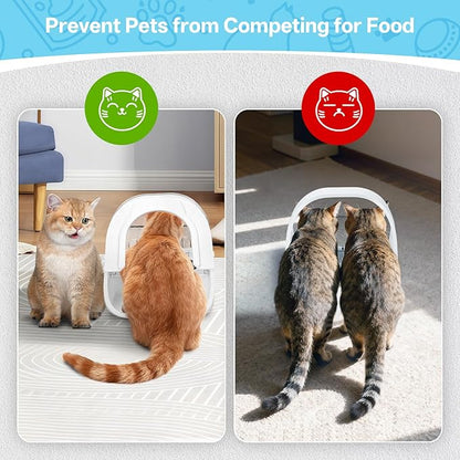 Front Cover for Automatic Micro Chip Pet Feeder, Prevent Pets Competing for - Image 2