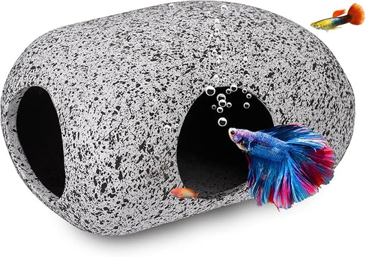 Aquarium Decorations Cave Fish Tank Accessories Rock Decor by Ameliade
