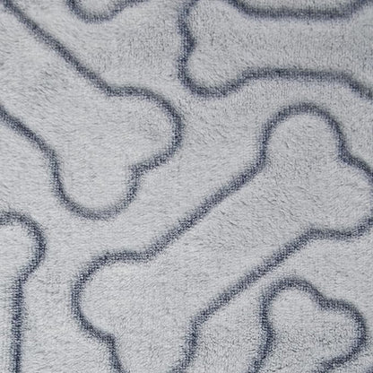 Bone Dry Embossed Bone Print Pet Blanket - Image 2
